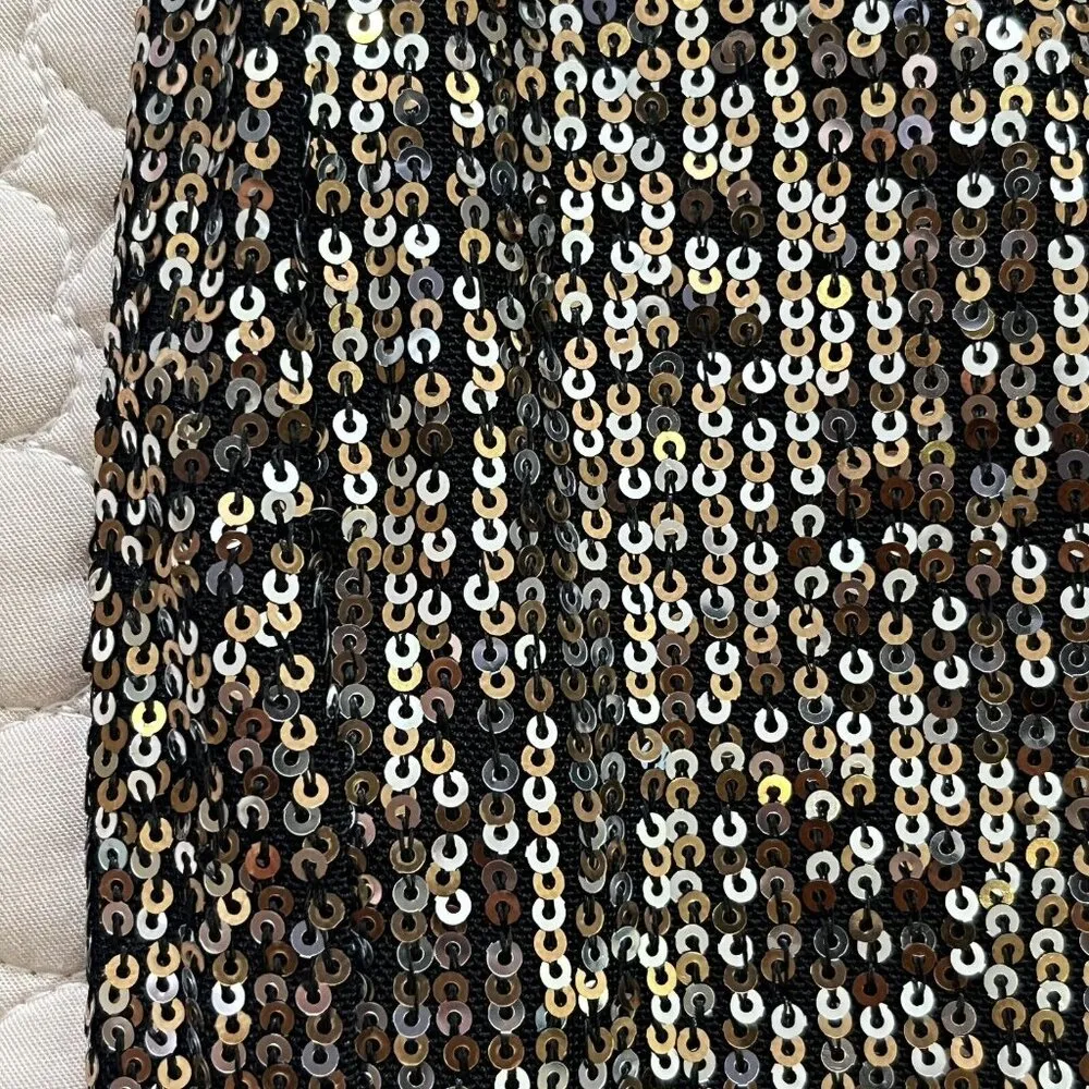 $ 350 NWT Twinset Women's Sequin Sparkle High Waist Pants Size XXS - Image 8