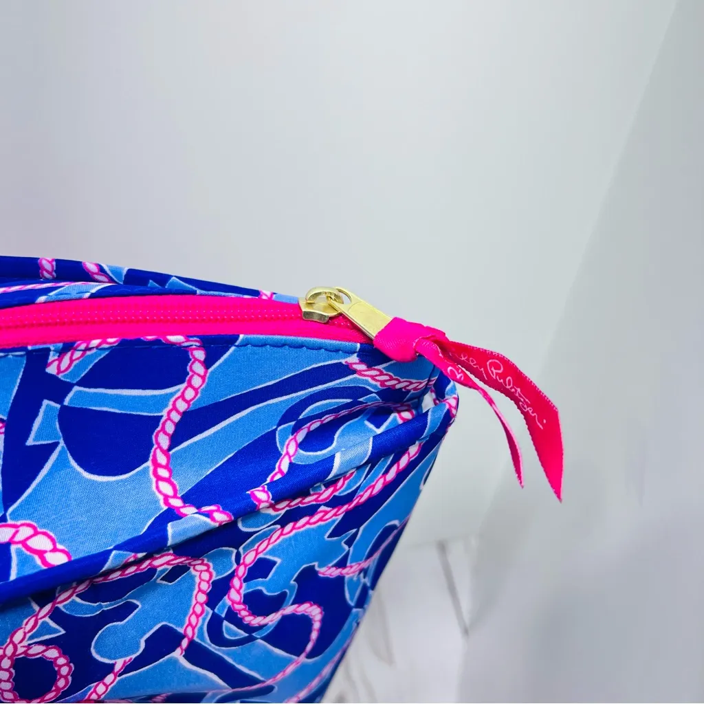 Lilly Pulitzer NWT Insulated Cooler Bag Booze Cruise Anchors Boating w/ Opener - Image 9