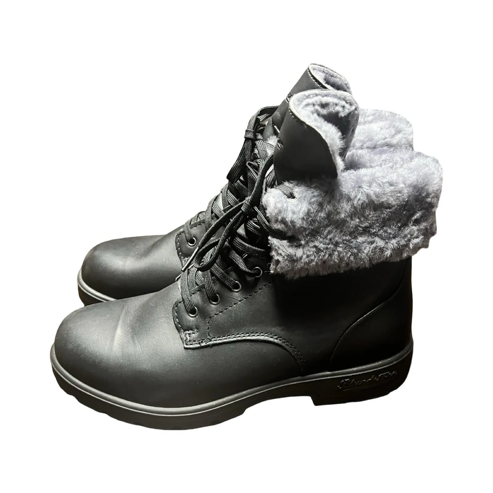 Blundstone Women's Leather Thermal Lace Up Boots 1465 BLACK US 8.5 NWOB - Image 3