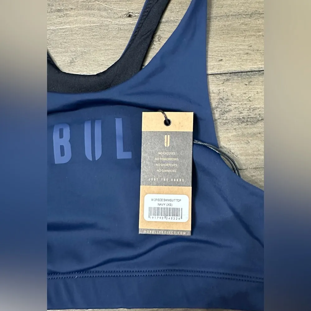 Nobull NWT  Women’s Swim Top - XS - Navy Blue - Image 7