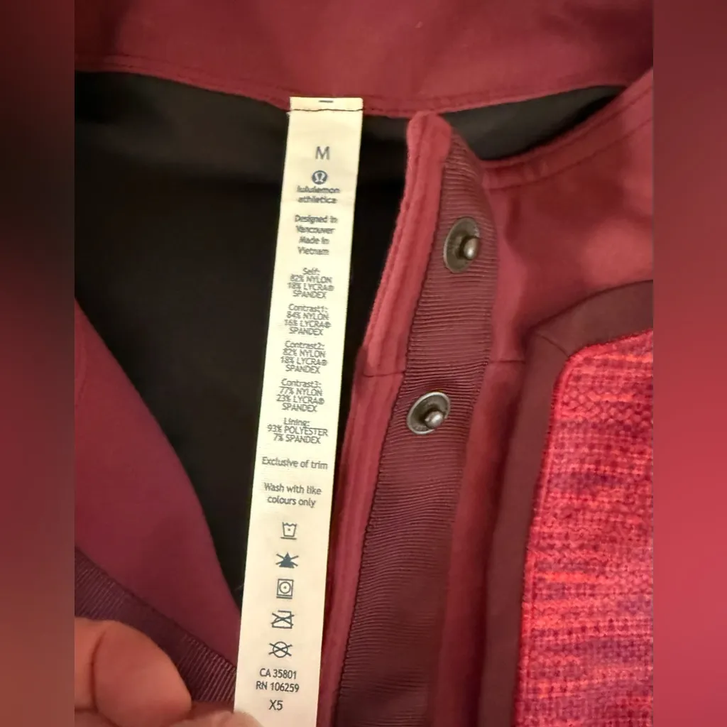 Lululemon Cocoon Car Coat | Rare 2014 Edition | Size M | Rust Berry - Image 8