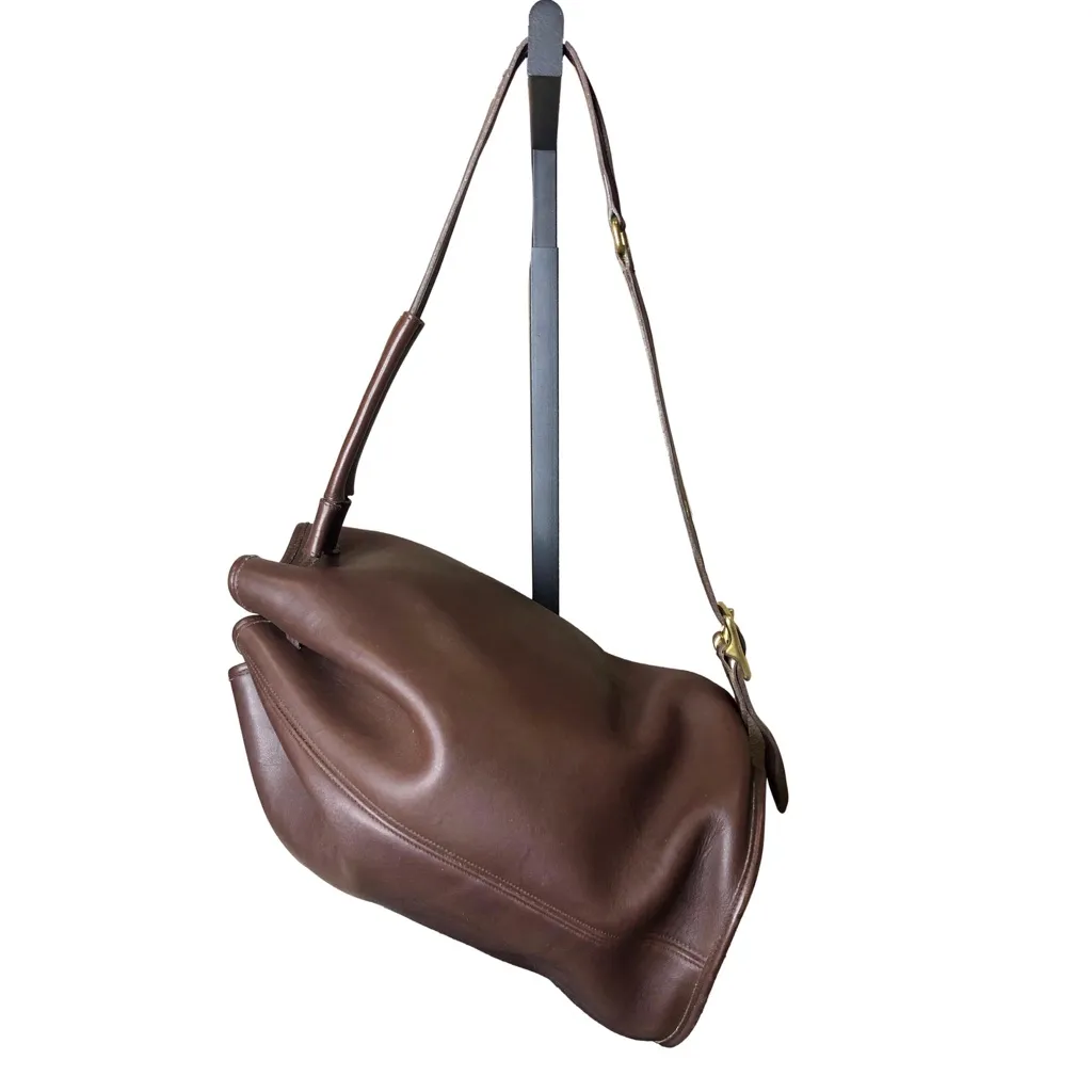 Vintage COACH Mahogany Glove Tanned Leather Sling Backpack Shoulder Bag 9929 - Image 13