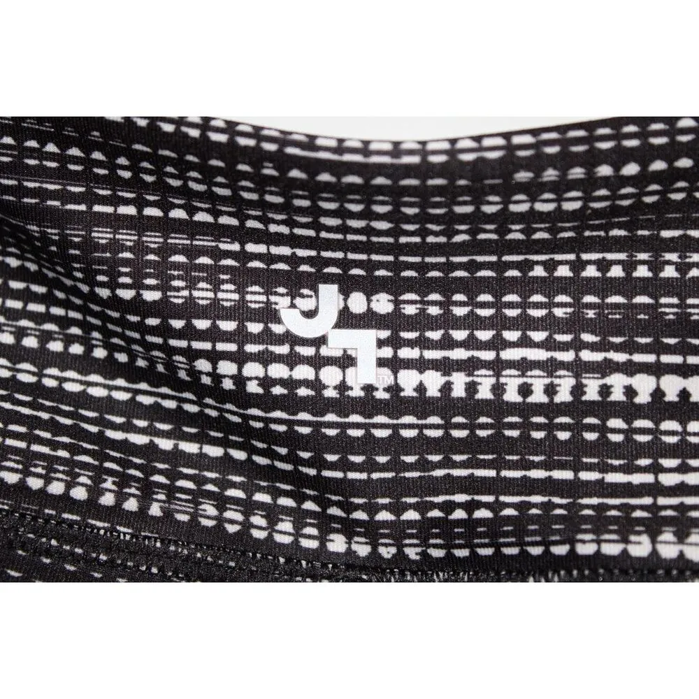 Womens JoyLab Black White Textured Dot Full Length Leggings with Pocket Size XL - Image 3