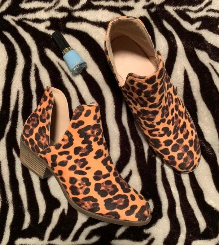 ZARA German Leopard Print Booties - Image 3