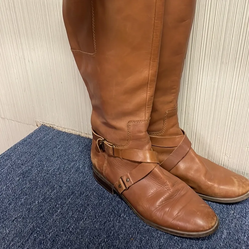 Leather tall boots - Image 4