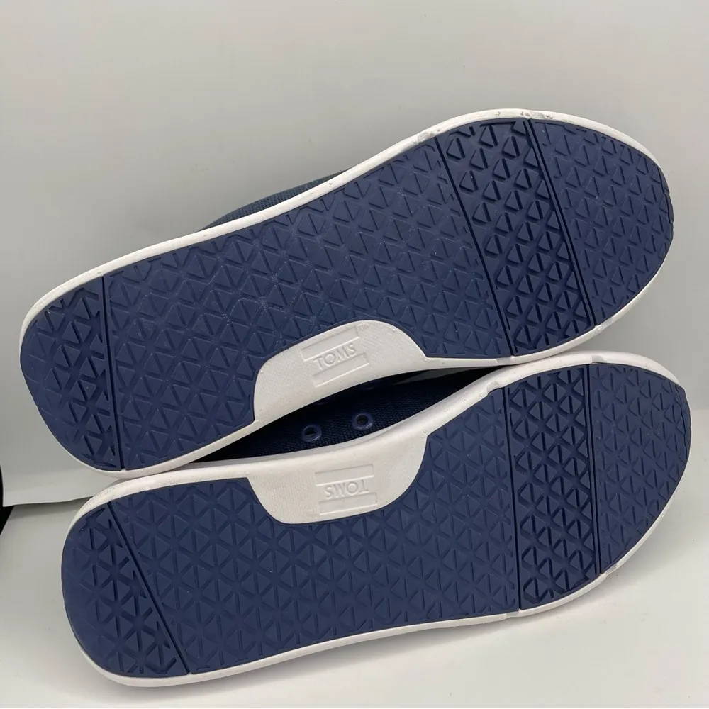 blue canvas lace-up comfort sneakers women Size 8.5 - Image 7