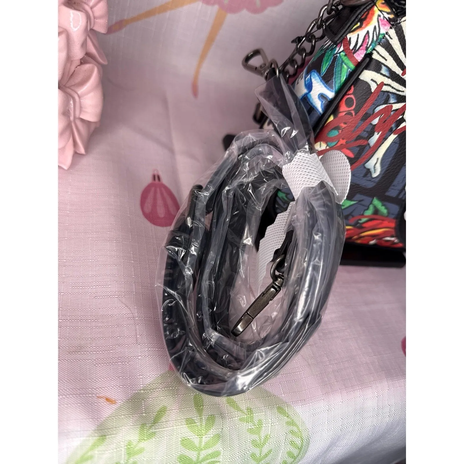 NWT Ed Hardy Tattoo Shoulder Bag - Image 8