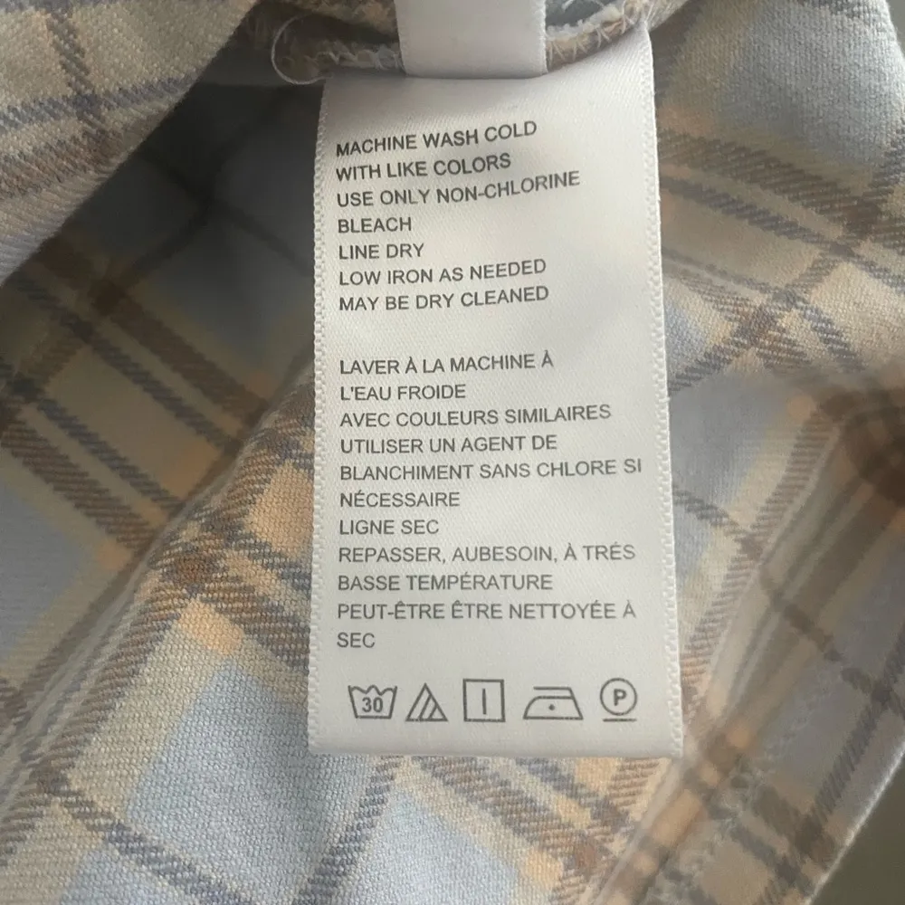 Urban Outfitters- Blue Plaid Mini Skirt - Image 2