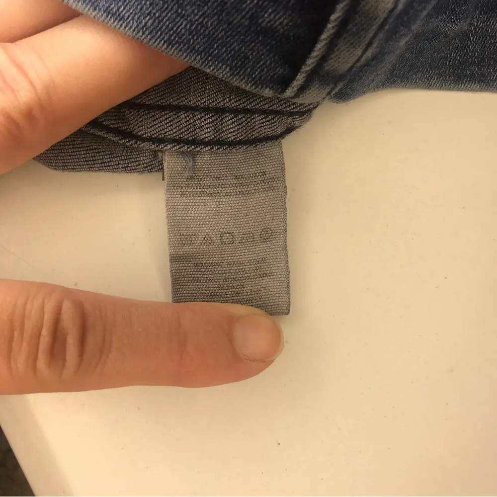 Free people stretchy denim mini paneled zipper skirt - Image 13