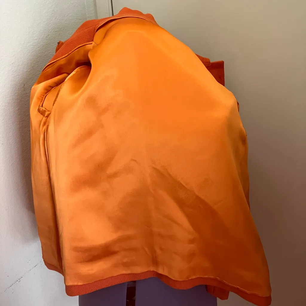 Vintage Orange CHRISTIAN DIOR Style Women's Jacket - Image 6