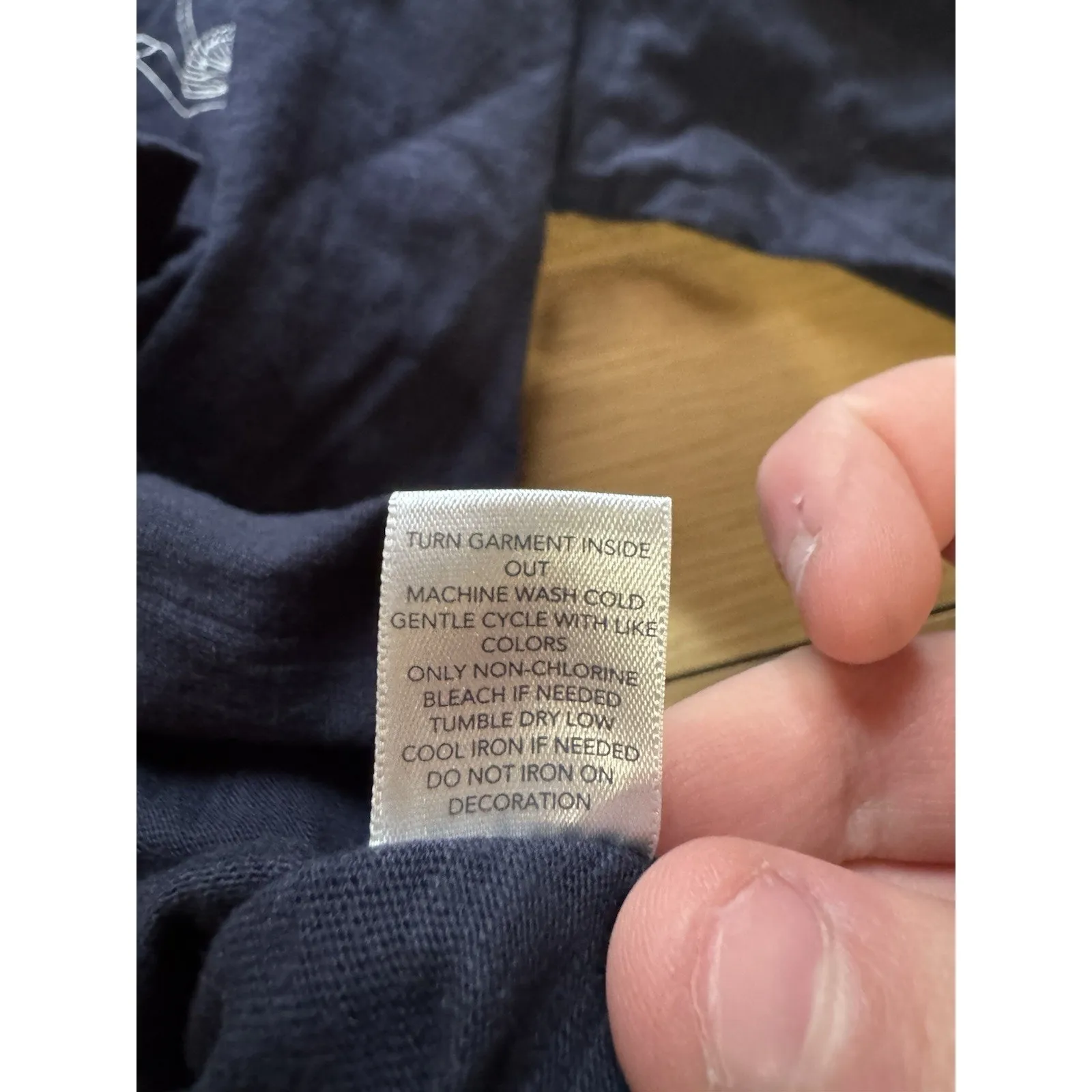 Christopher & Banks Women Size Large Blue 3/4 Sleeve Mushroom Floral Lightweight - Image 10