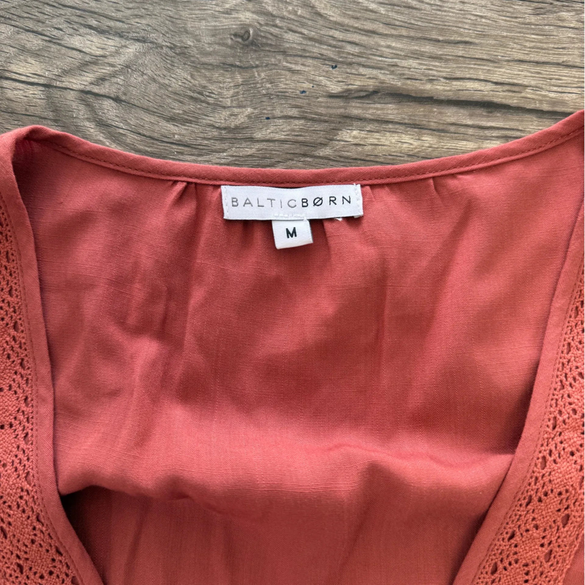 Baltic Born Amelia Boho Long Sleeve V-Neck Sundress size medium - Image 5