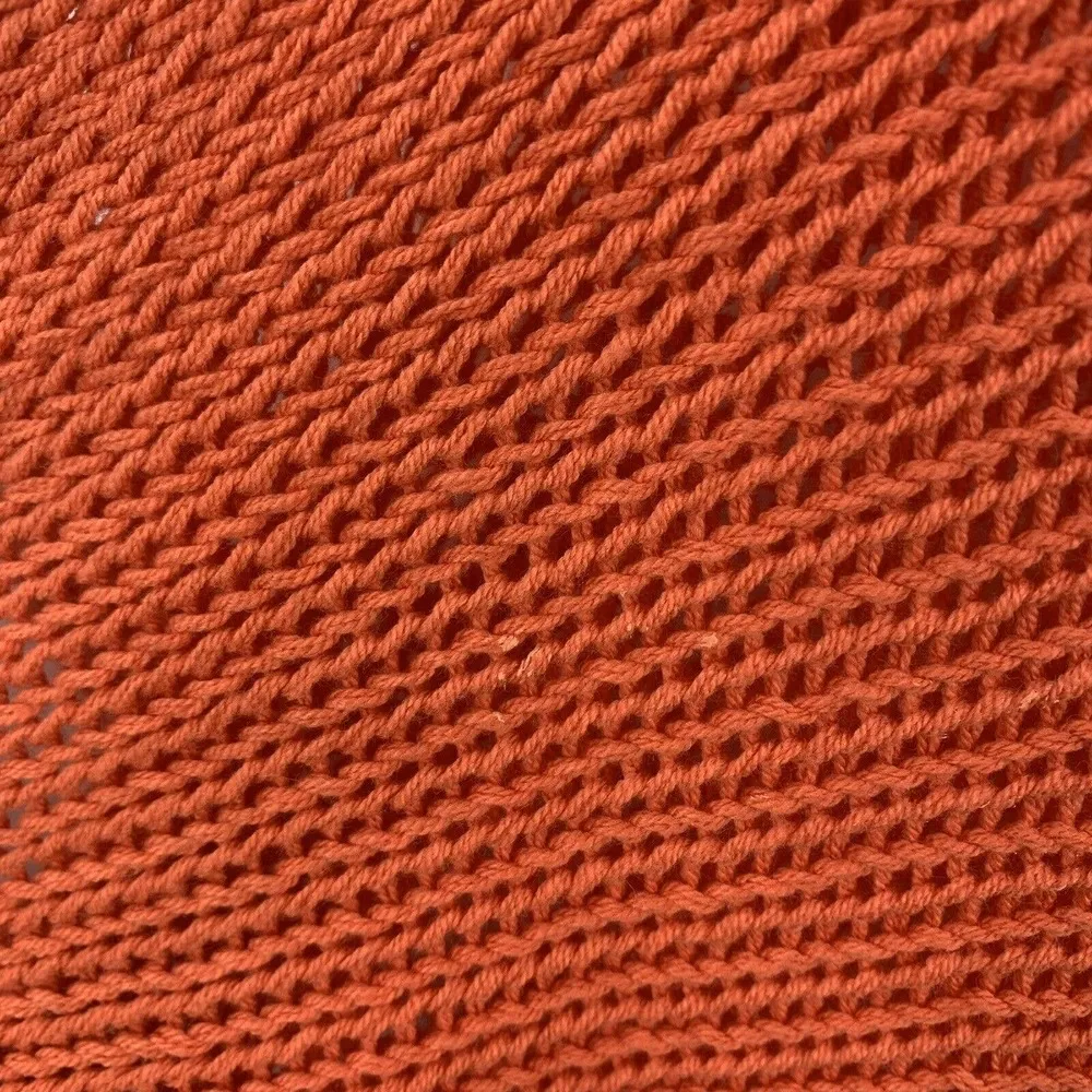 Wooden Ships Orange Short Sleeve Sweater - Image 4