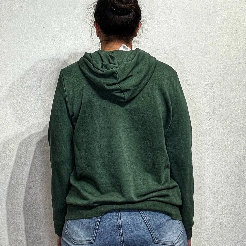 Adidas Green Hooded Sweater Sz L - Image 10