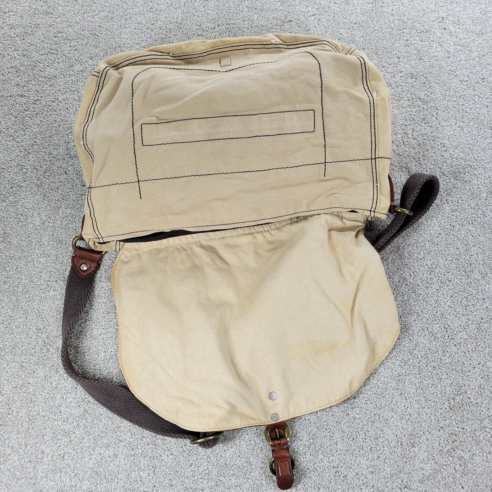 Lucky‎ Brand Messenger Bag 17" Southwestern Aztec Adjustable Strap Crossbody Bag - Image 10