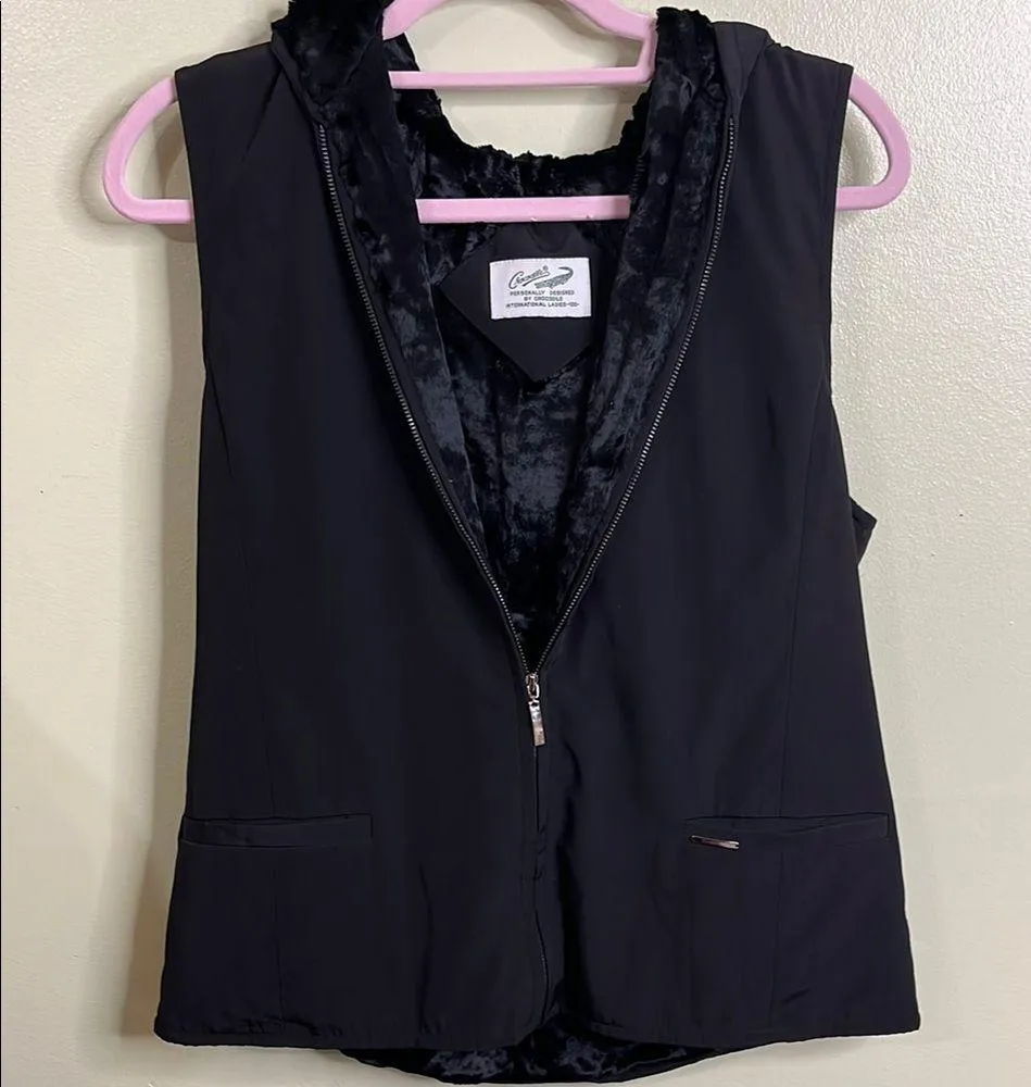 Vintage Crocodile Black Zip - Image 3