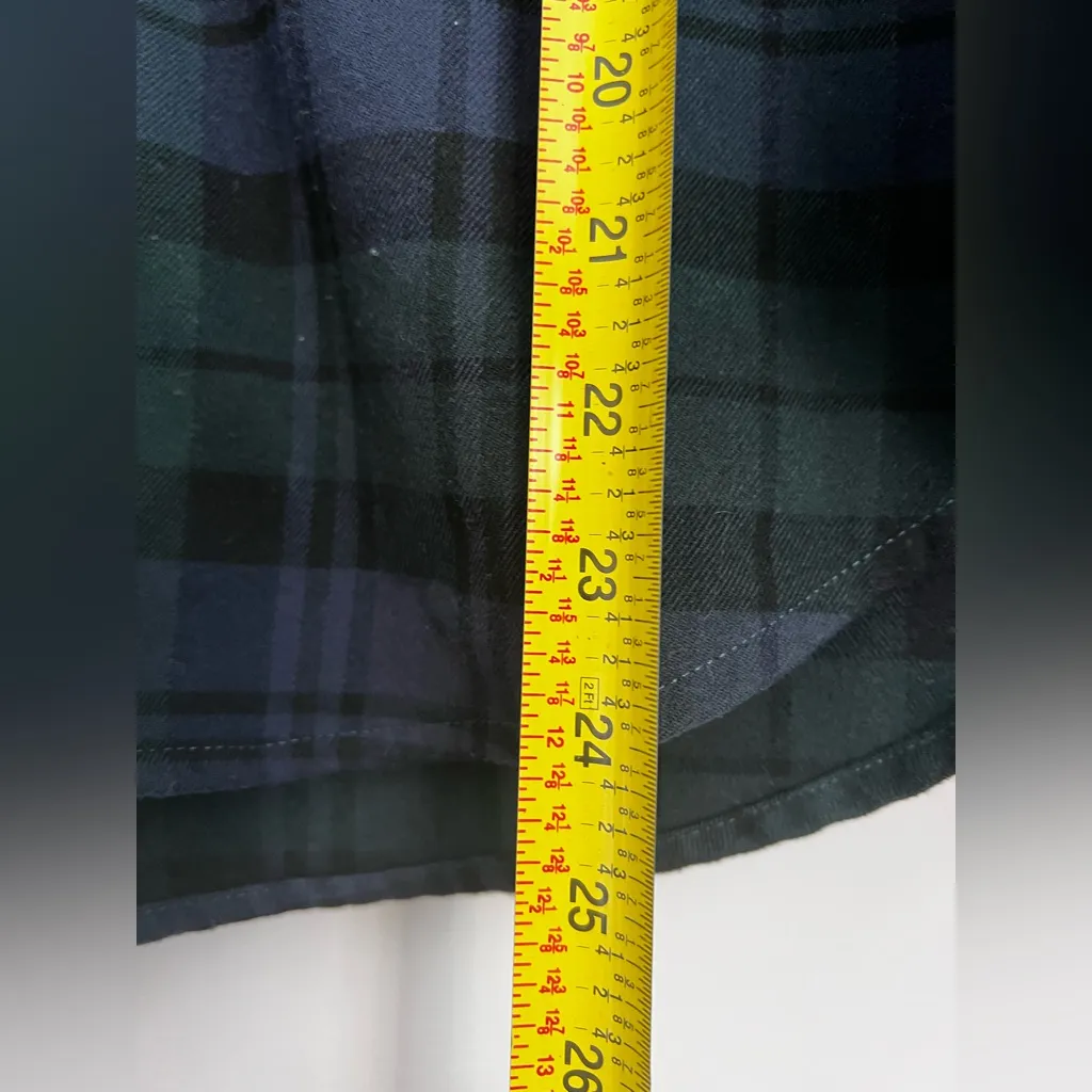 Abercrombie & Fitch oversized plaid flannel Soft Collection shirt long sleeve - Image 6