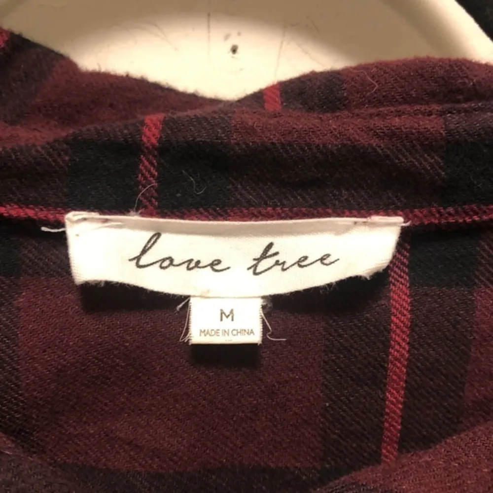 Love Tree Plaid Button Down Shirt - Image 7