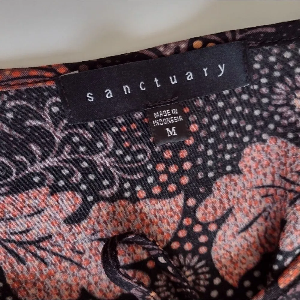 Sanctuary Scarlet Billow Long Sleeve Blouse - M - Image 8