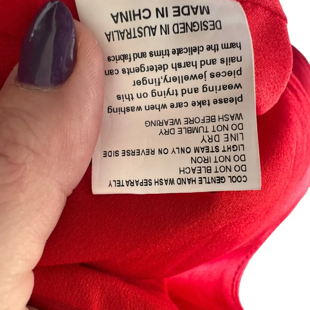 Elliatt - Camo Red Halter Mini Dress Sz S - Image 8