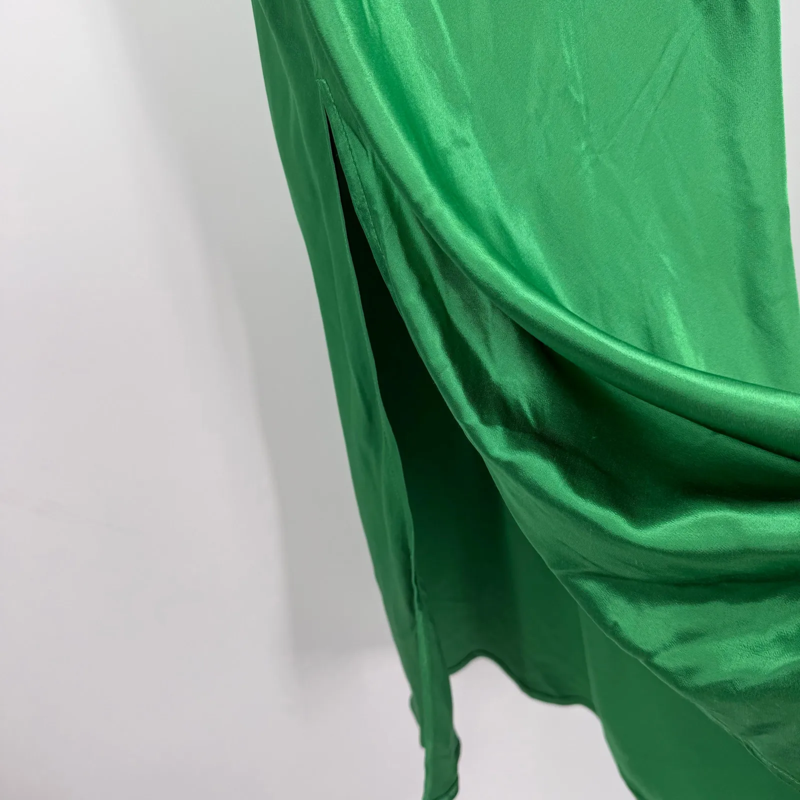 PISTOLA Dress Size Extra Small NWT Mari Slip Satin Kelly Green Adjustable Straps - Image 13