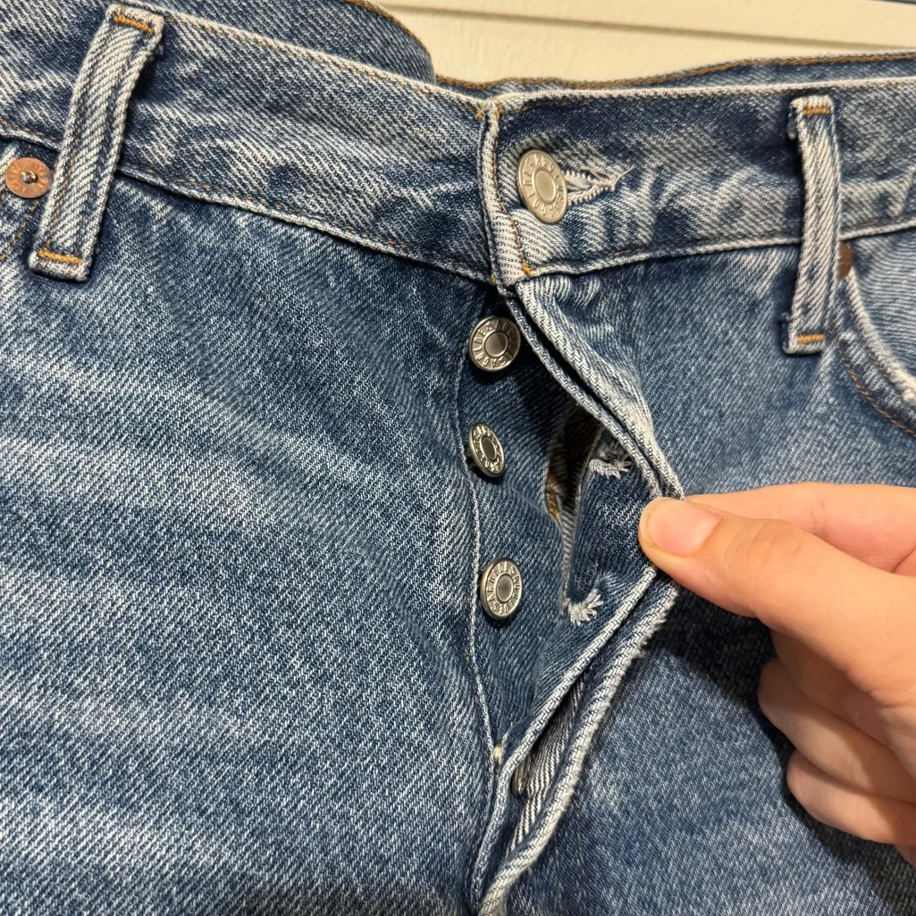 AGOLDE  Parker Long Shorts Size 32 button fly - Image 3