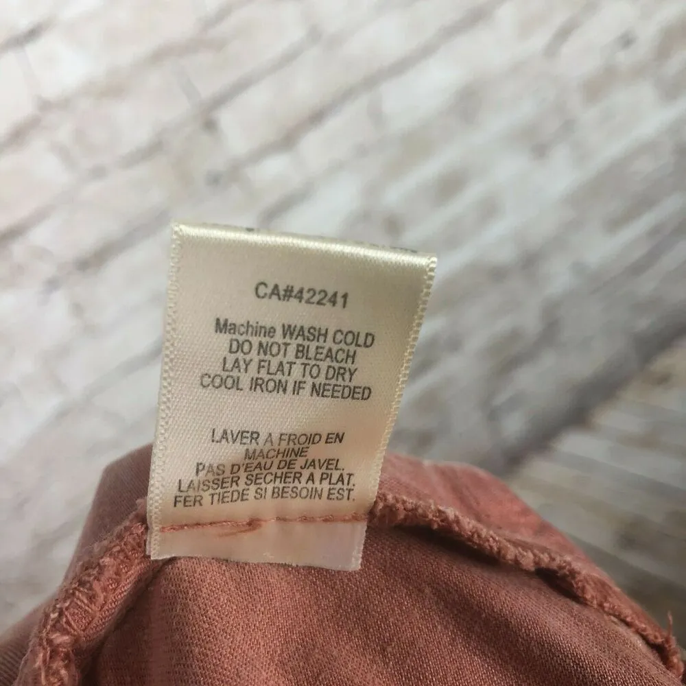 NEW Young Fabulous & Broke Clyde Stone Washed Drawstring Cargo Pant Womens Small - Image 10