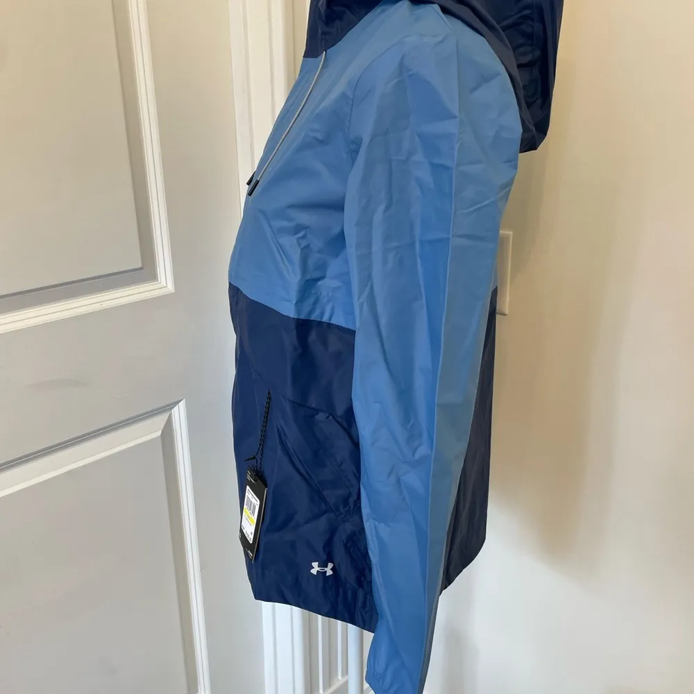 Under Armour UA Cloudstrike Women’s Rain Shell Jacket MSRP $100 Waterproof NEW - Image 4