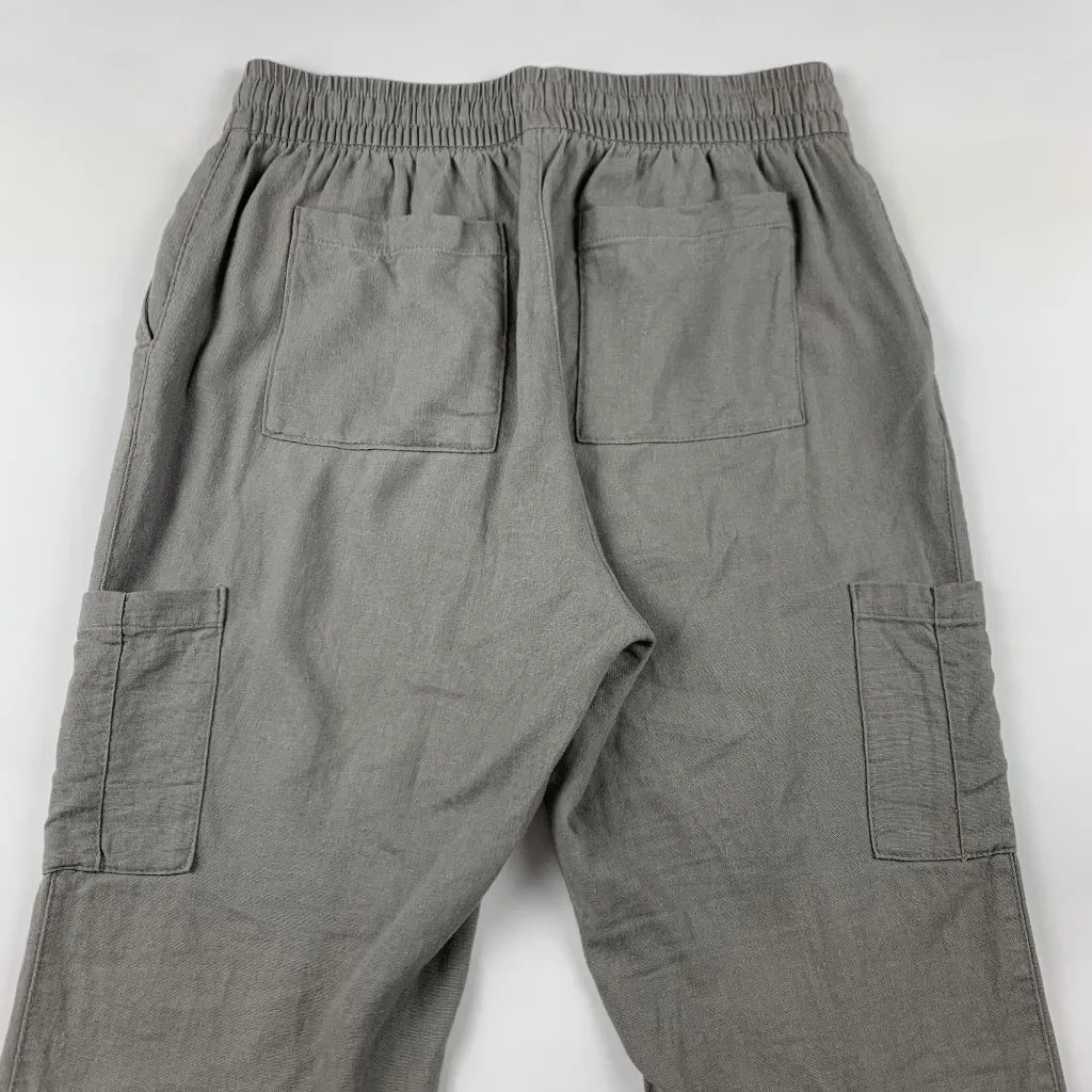 Old Navy Amalgam Linen Blend Cargo Jogger Pant S - Image 7