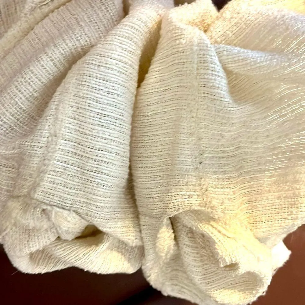 Zara Cream Tweed Long Cardigan small - Image 10
