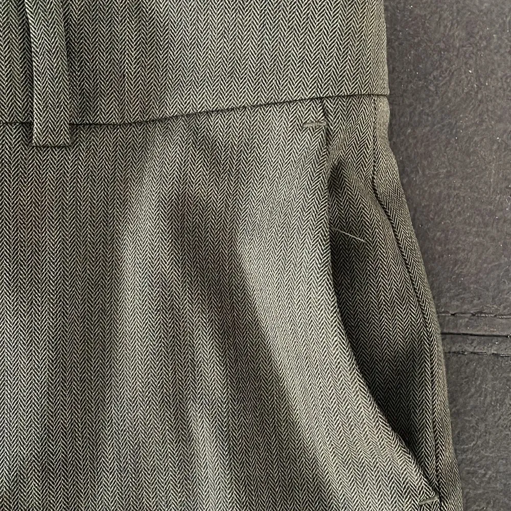 ANN TAYLOR Brown Taupe Dress Pants Size 8P - Image 5
