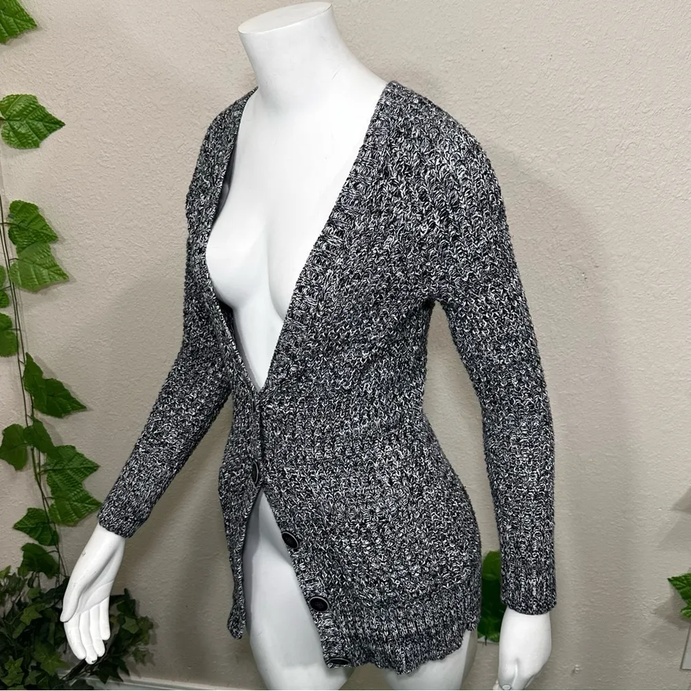 American Eagle, gray button-down Knit cardigan - Image 5