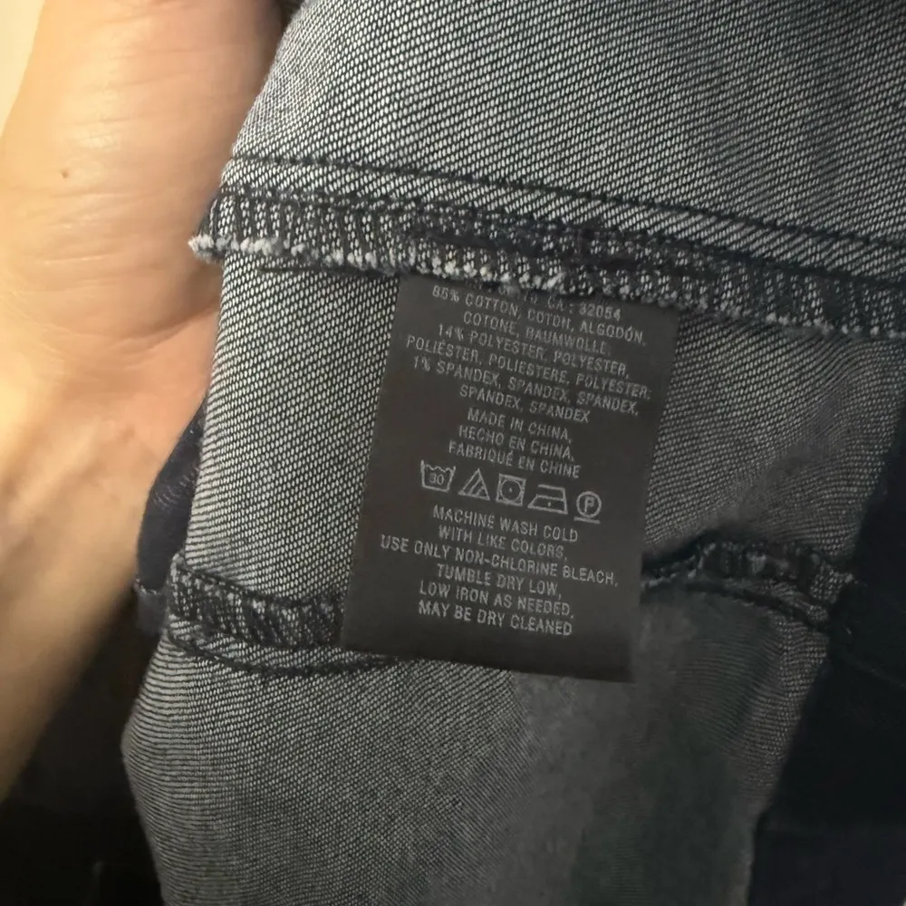 Holding Horses Anthropologie Blue Denim Ribboned Dress size 0 - Image 5