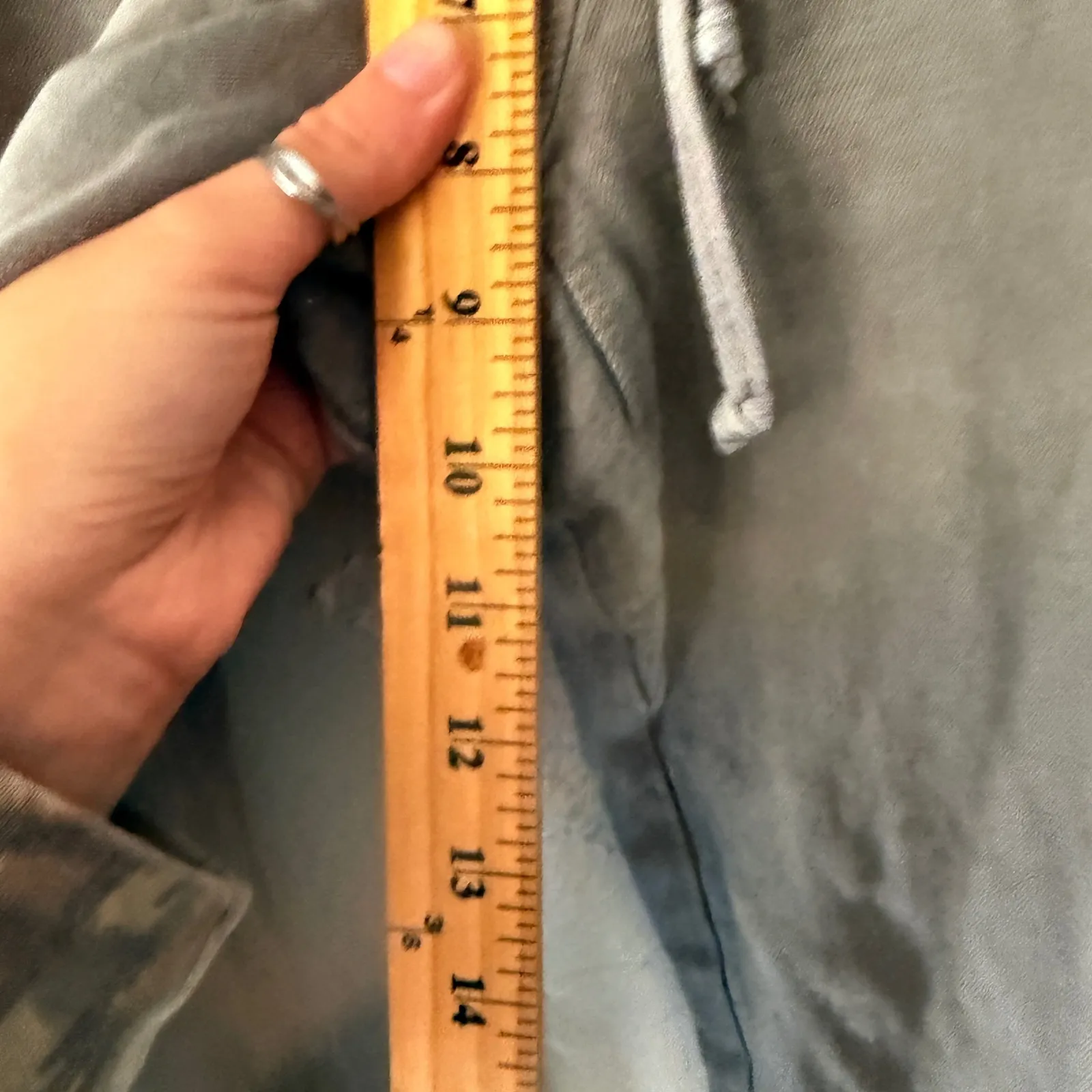 Circle Creations Hemp Blend Drawstring Casual‎ Pants S Relaxed Hippie Festival Gray - Image 6