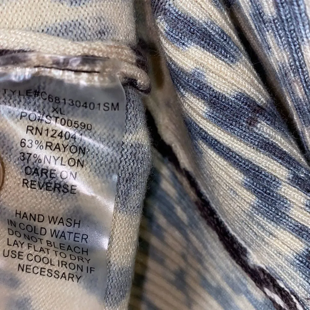 Red Stripe Sweater(Size XL) Tan - Image 4