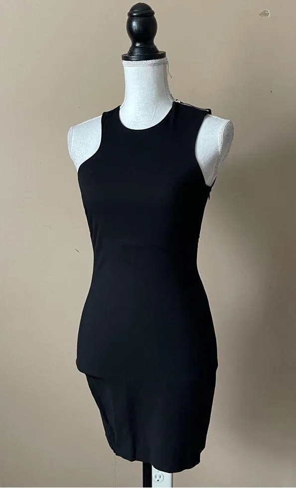 ZARA | Black Sleeveless Cutout Mini Dress Sz XS - Image 5