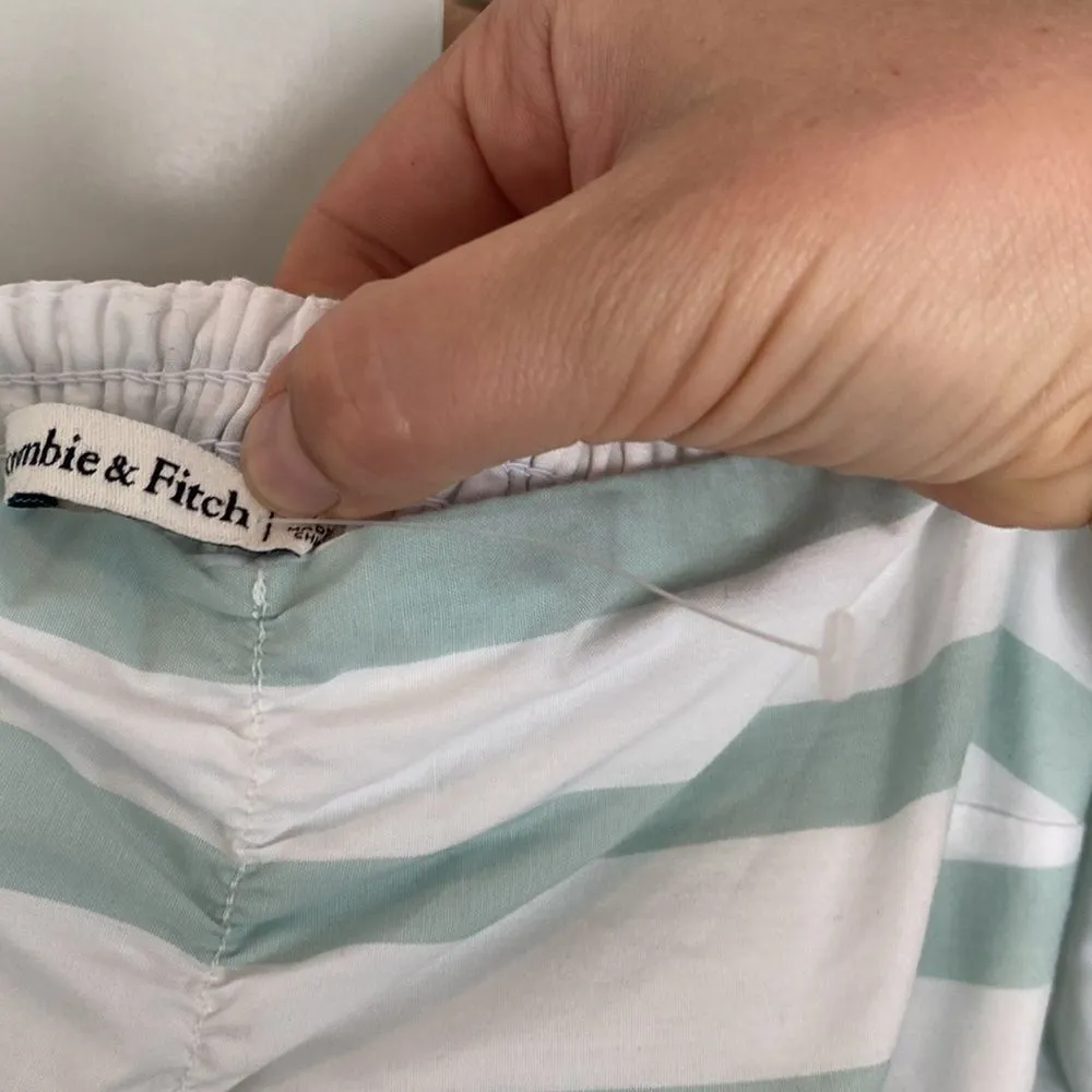 Abercrombie & Fitch striped smocked midi dress NWOT - Image 9