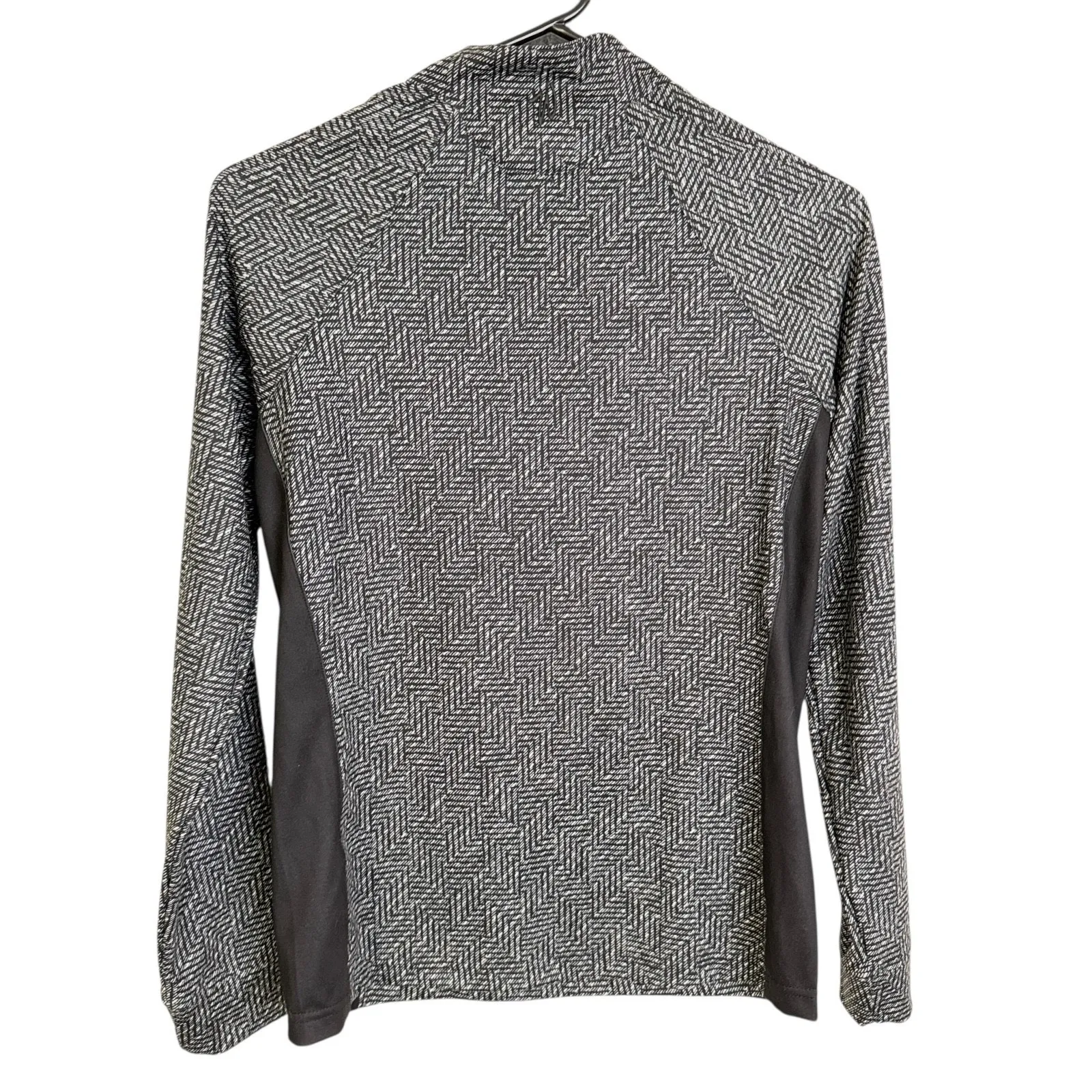 Waggle Golf Top Womens XS Black 1/4 Zip Long Sleeve Printed Stretch Outdoors - Image 2