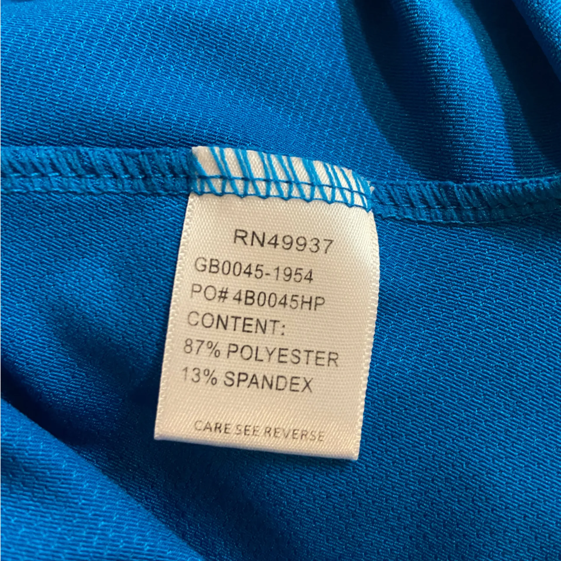 Tail Women's Sleeveless 1/4 Zip Golf Polo Large Blue - Image 4