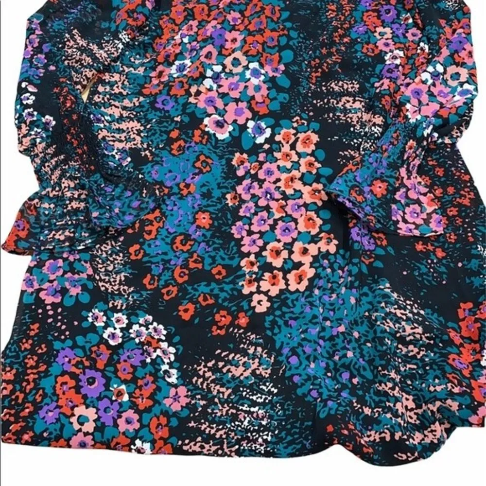 MOLLY Bracken size xsmall black floral boho dress; new with tags - Image 3