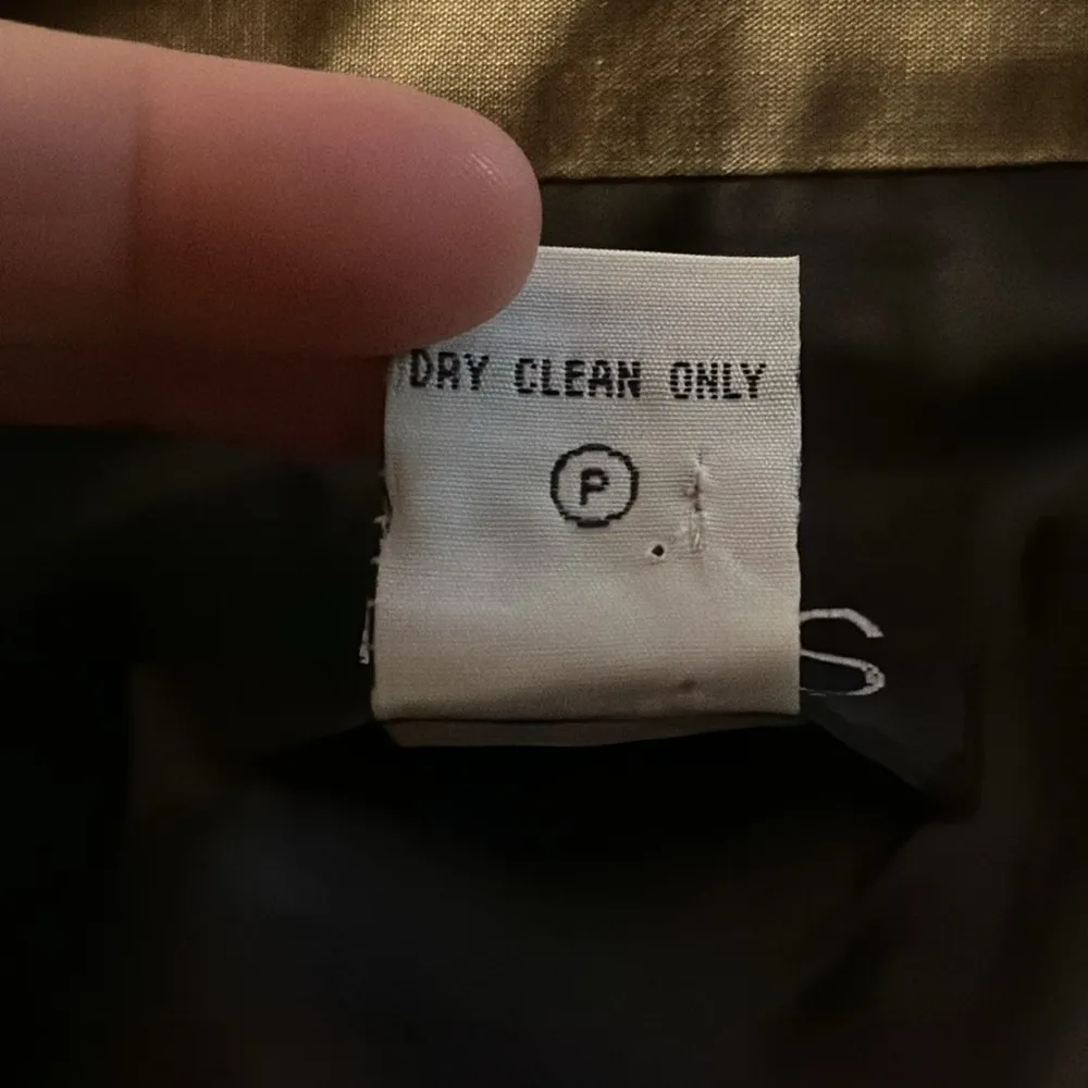 Koos Of Course Asian Inspired Silk Jacket Teal Tan Paisley‎ Art to Wear Medium Blue - Image 8