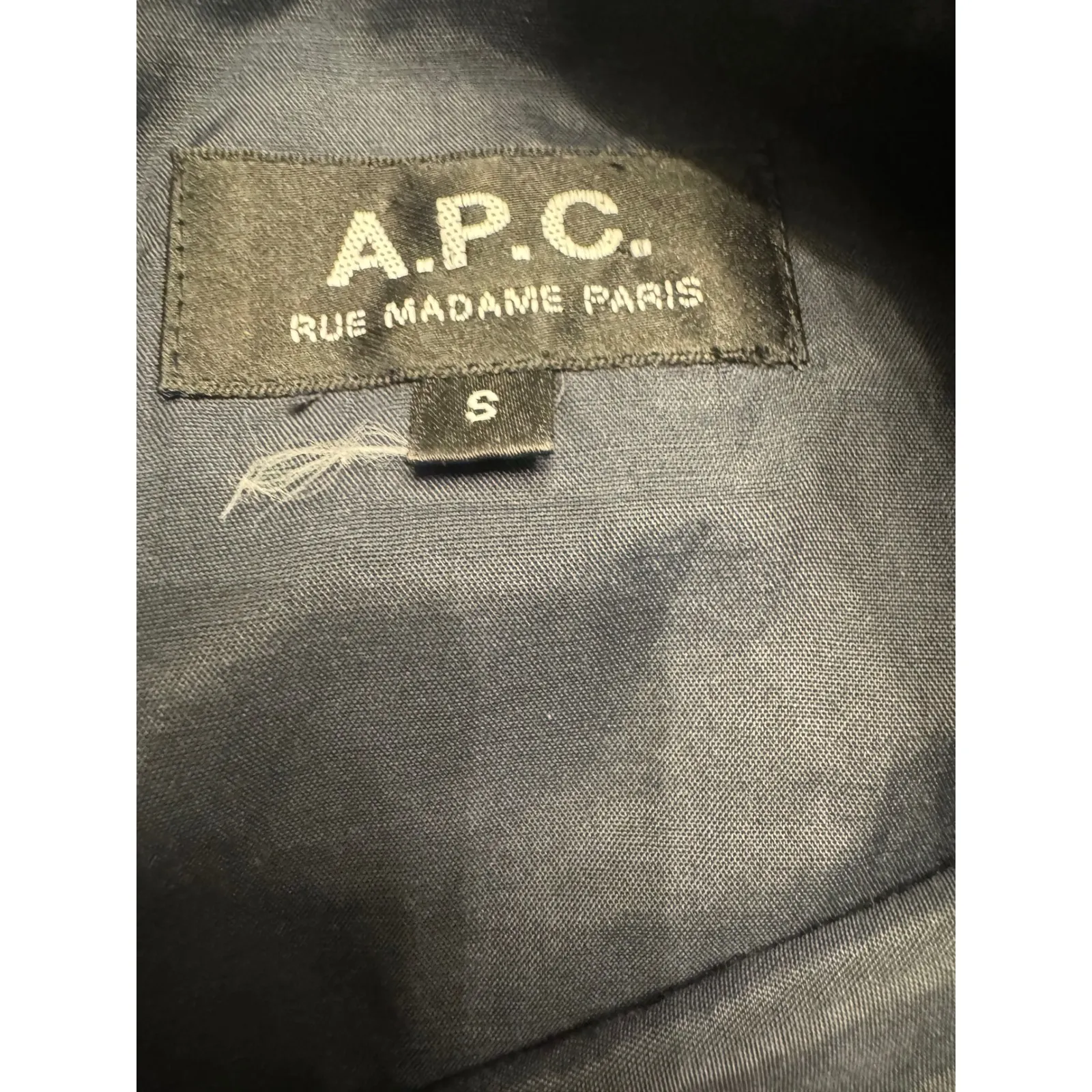 A.P.C. Paris Womens Dress Sleeveless Black Mini Dress with Pockets Size S - Image 3