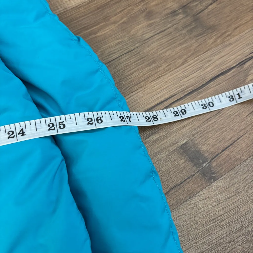 Lululemon Fluff Off Pullover Goose Down Hooded Puffer Aqua - Image 6