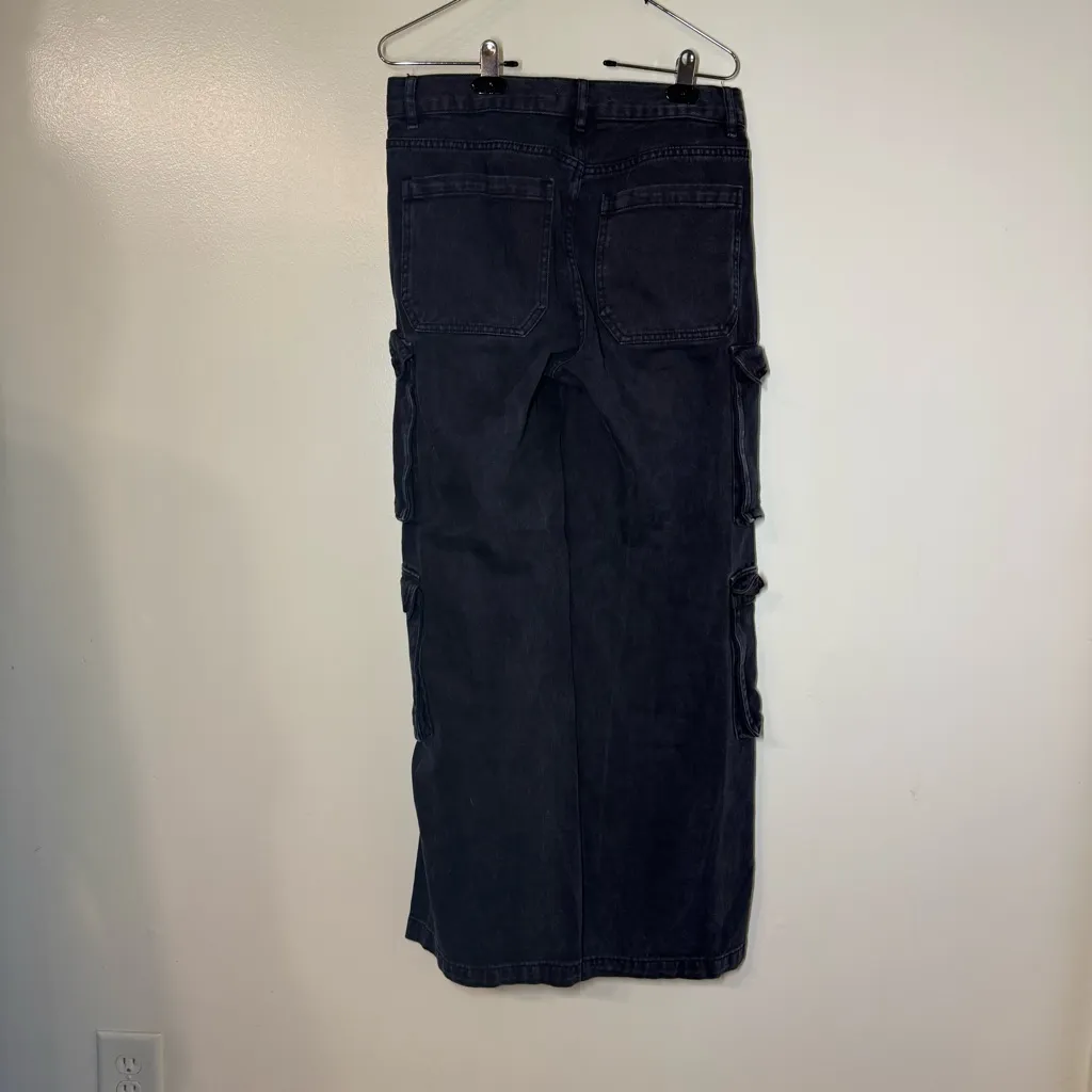 PacSun Womens Black Cargo Pants - Image 2