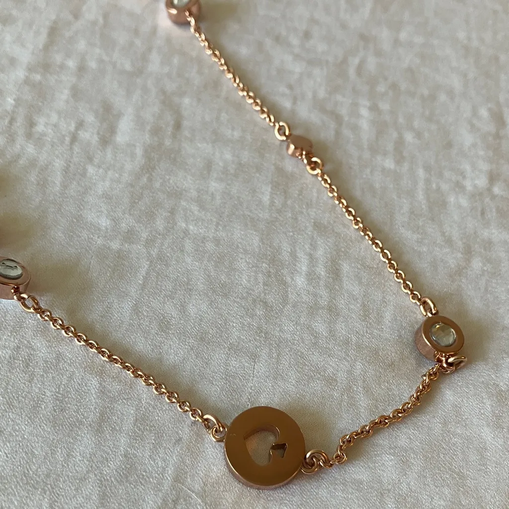 Kate Spade: Rose Gold Disc Necklace- 16” - Image 4
