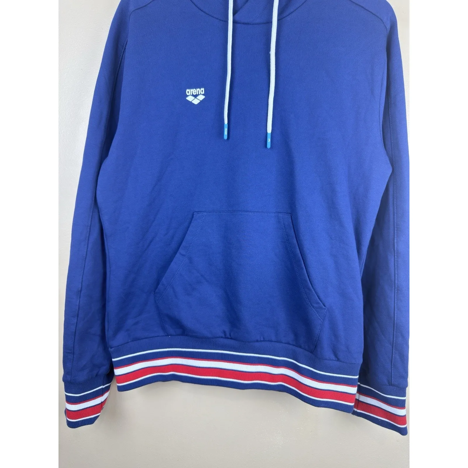 Arena Unisex Hooded Sweat Inserts Pullover Swim Cover Hoodie Size S - Image 3