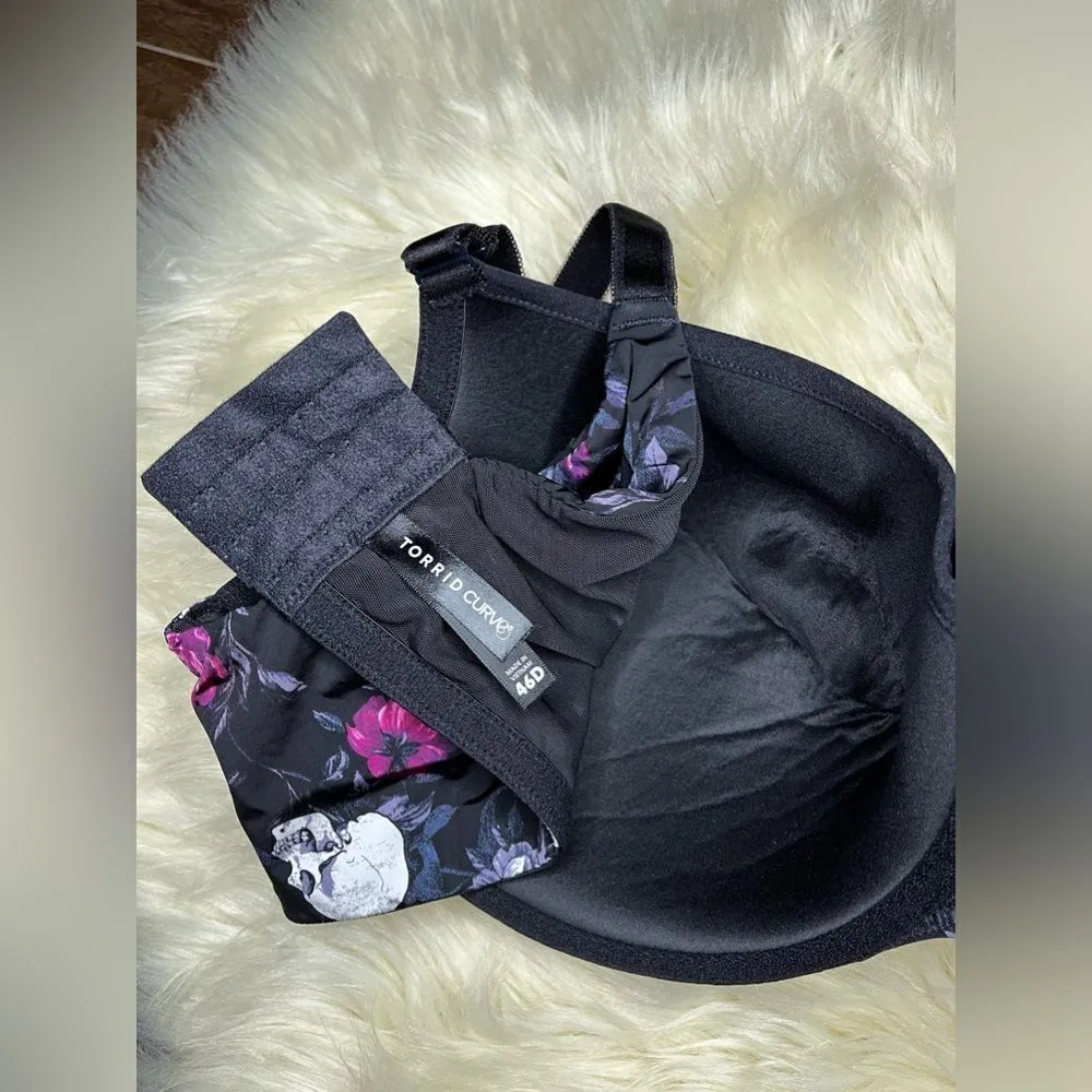 Torrid Curve 360 back smoothing lightly lined full coverage balconette bra 46 D - Image 6