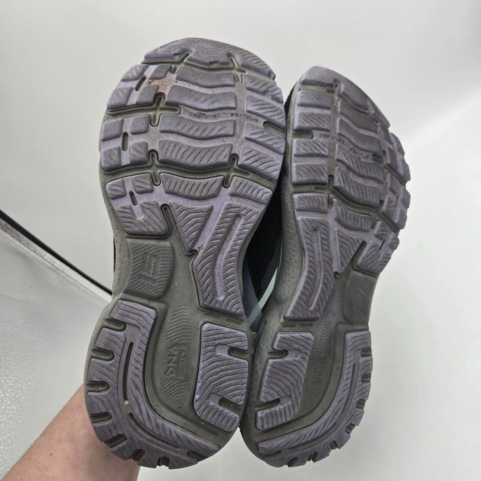 Brooks Ghost 15 Womens Size 8.5 Black Purple Running Shoes Sneakers 1203801B011 - Image 4