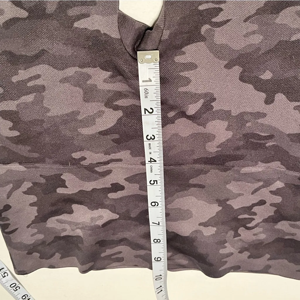 SPANX‎ Look At Me Now Seamless Crop Legging Women SZ Large Black Grey Gray Cami - Image 6