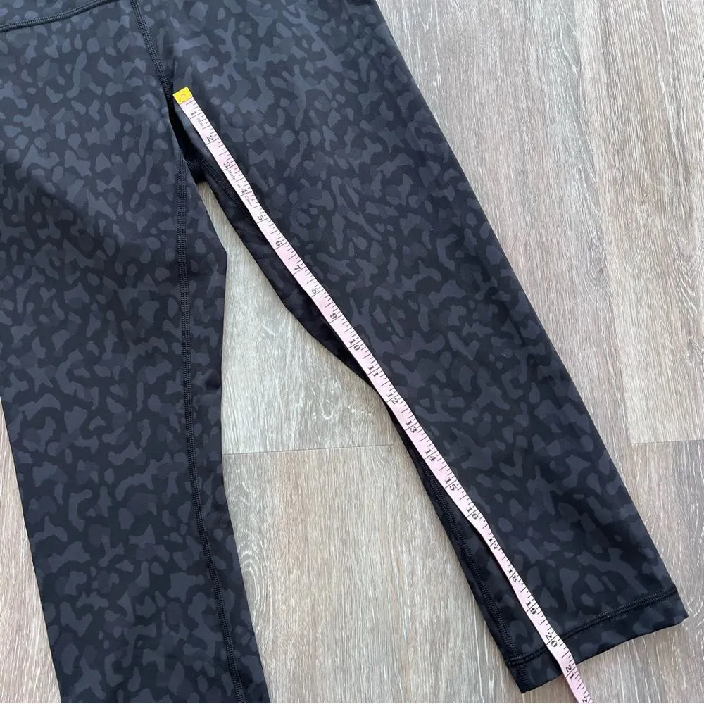 Lululemon  Wunder Under Crop (High-Rise)‎  21" Formation Camo Deep Coal Multi - Image 4